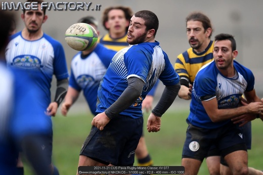2021-11-21 CUS Pavia Rugby-Milano Classic XV 077